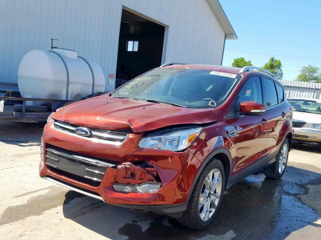 1FMCU0JX0GUB80348 - 2016 FORD ESCAPE TIT RED photo 2