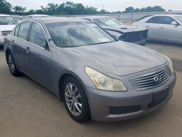 JNKCV61E59M303632 - 2009 INFINITI G37 BASE GRAY photo 1