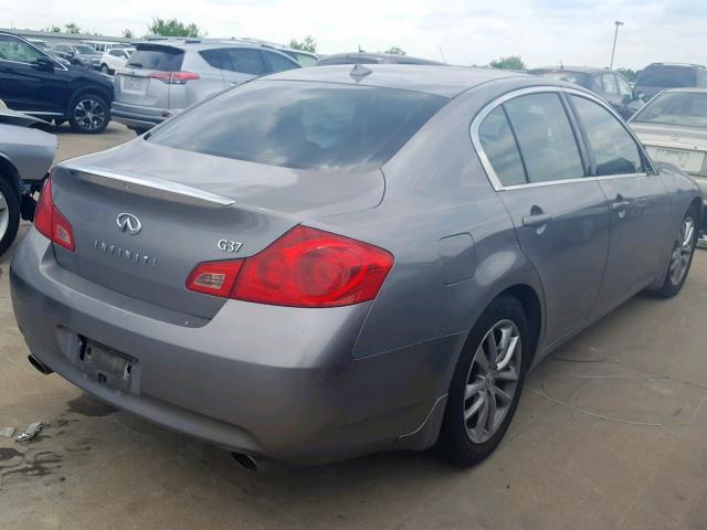 JNKCV61E59M303632 - 2009 INFINITI G37 BASE GRAY photo 4