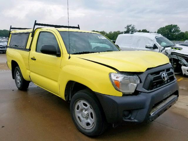 5TFNX4CN0EX035572 - 2014 TOYOTA TACOMA YELLOW photo 1