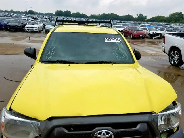 5TFNX4CN0EX035572 - 2014 TOYOTA TACOMA YELLOW photo 7