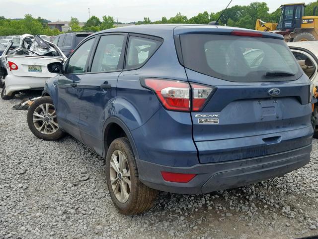 1FMCU0F75JUB35289 - 2018 FORD ESCAPE S BLUE photo 3