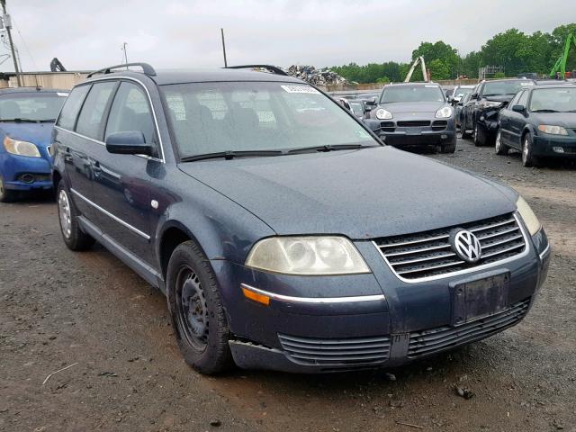 WVWND63B63E428883 - 2003 VOLKSWAGEN PASSAT GL BLUE photo 1