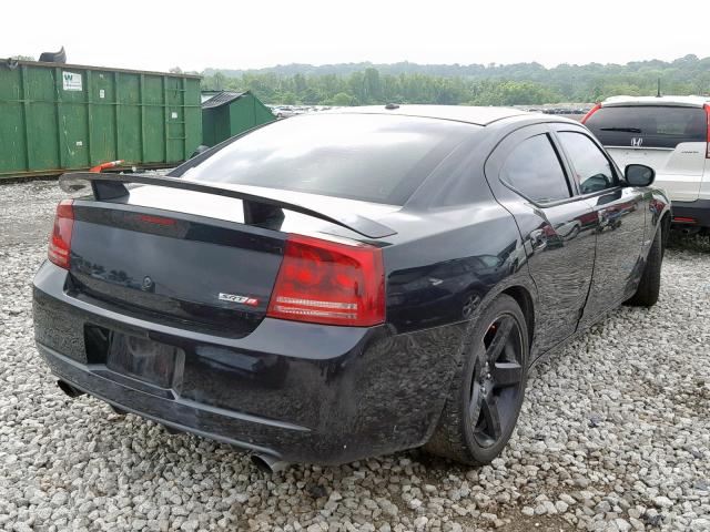 2B3LA73W47H728981 - 2007 DODGE CHARGER SR BLACK photo 4