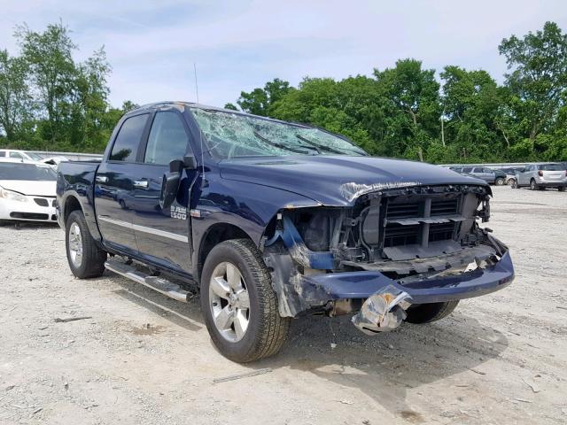 3C6RR7LT5HG793662 - 2017 RAM 1500 SLT BLUE photo 1