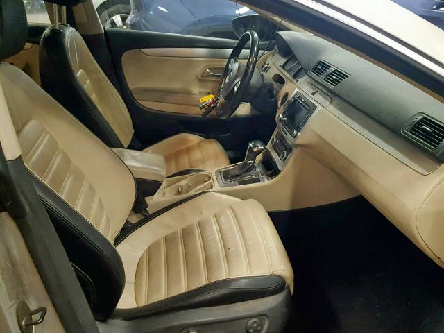 WVWHL7AN0AE522189 - 2010 VOLKSWAGEN CC LUXURY SILVER photo 5