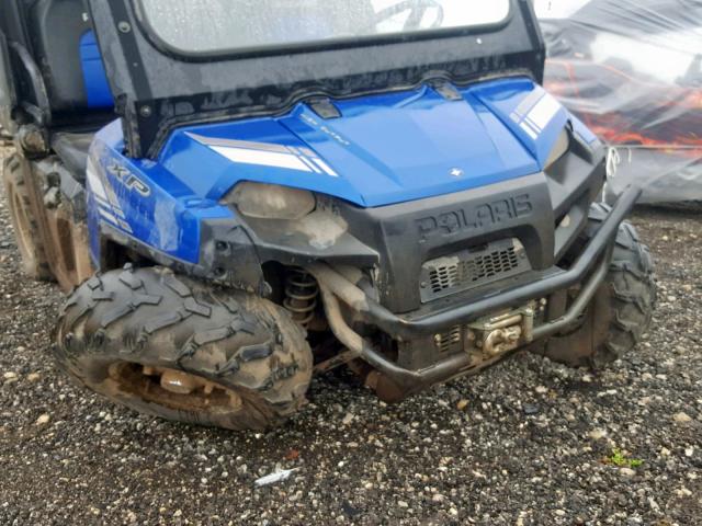 4XATH76A1C4271202 - 2012 POLARIS RANGER 800 BLUE photo 9