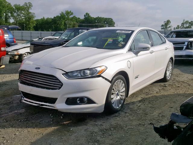 3FA6P0SUXDR301621 - 2013 FORD FUSION TIT WHITE photo 2