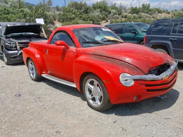 1GCES14PX3B100614 - 2003 CHEVROLET SSR RED photo 1
