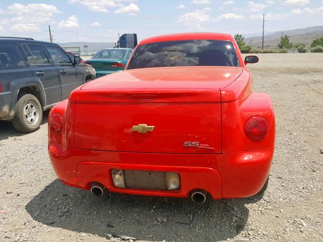 1GCES14PX3B100614 - 2003 CHEVROLET SSR RED photo 6