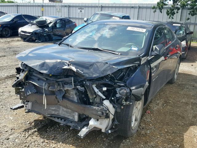 1G1ZB5ST3JF106553 - 2018 CHEVROLET MALIBU LS BLACK photo 2