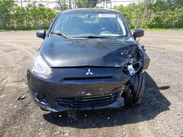 ML32A3HJ0FH013493 - 2015 MITSUBISHI MIRAGE DE BLACK photo 9