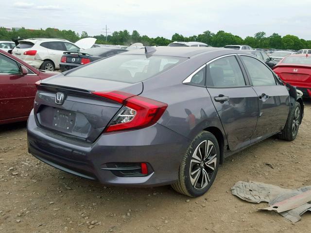 19XFC1F76GE025160 - 2016 HONDA CIVIC EXL GRAY photo 4