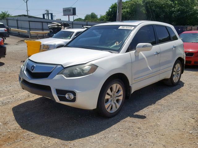 5J8TB2H56BA001543 - 2011 ACURA RDX TECHNO WHITE photo 2