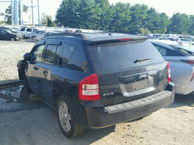 1J8FF47W97D122622 - 2007 JEEP COMPASS SP 黑色 照片 3