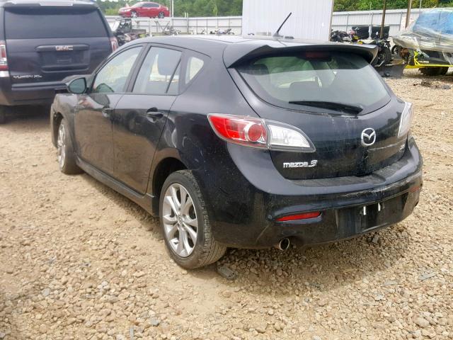 JM1BL1H60A1291898 - 2010 MAZDA 3 S BLACK photo 3