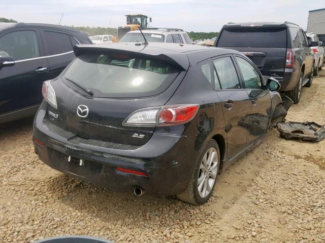 JM1BL1H60A1291898 - 2010 MAZDA 3 S BLACK photo 4