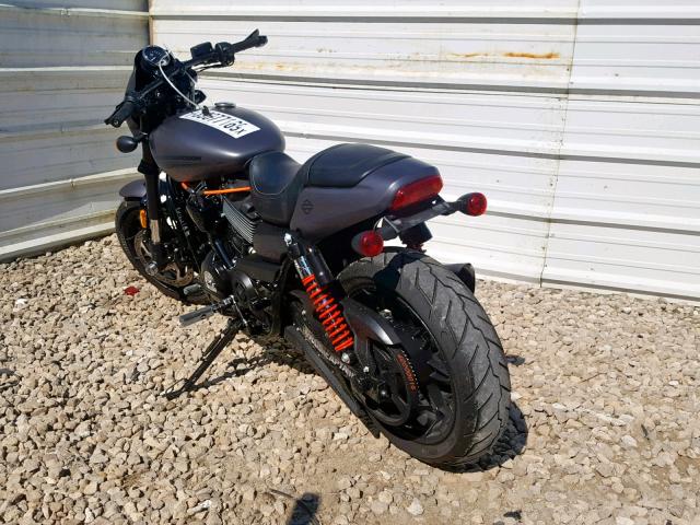 1HD4NCG20HC512779 - 2017 HARLEY-DAVIDSON XG750A A GRAY photo 3