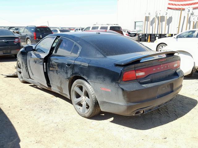 2C3CDXHG0CH260298 - 2012 DODGE CHARGER SX BLACK photo 3