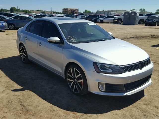 3VW5S7AJ7EM384778 - 2014 VOLKSWAGEN JETTA GLI SILVER photo 1