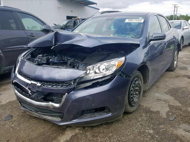 1G11C5SL7FF316039 - 2015 CHEVROLET MALIBU 1LT BLUE photo 2