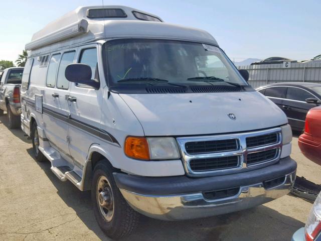 2B6LB31Z22K104596 - 2002 DODGE RAM VAN B3 WHITE photo 1