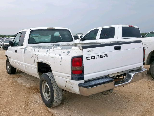 1B7KC23Z61J235973 - 2001 DODGE RAM 2500 WHITE photo 3