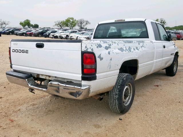 1B7KC23Z61J235973 - 2001 DODGE RAM 2500 WHITE photo 4