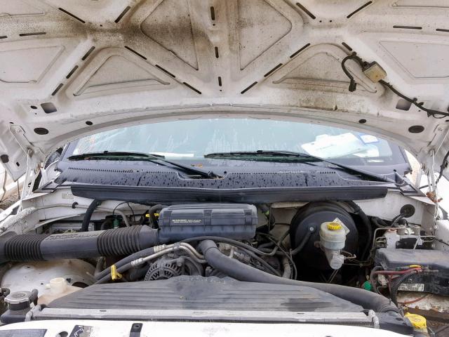 1B7KC23Z61J235973 - 2001 DODGE RAM 2500 WHITE photo 7