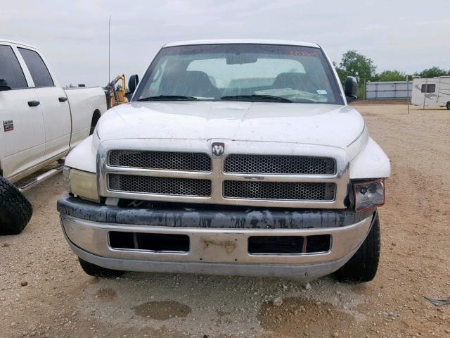 1B7KC23Z61J235973 - 2001 DODGE RAM 2500 WHITE photo 9