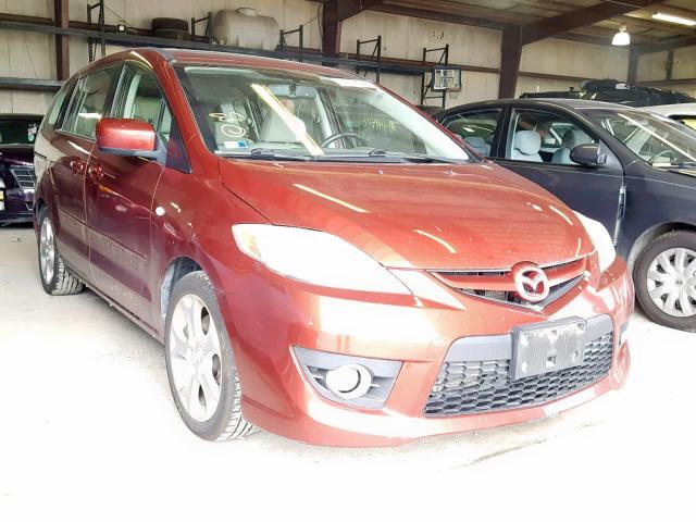 JM1CR293790355627 - 2009 MAZDA 5 RED photo 1