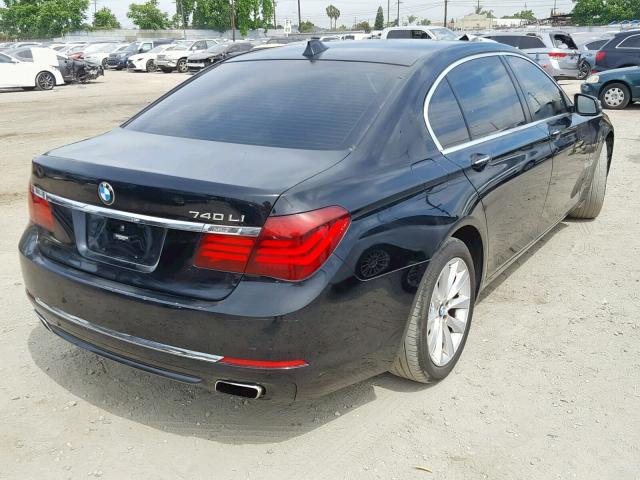 WBAYE4C54FD947074 - 2015 BMW 740 LI BLACK photo 4