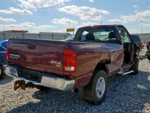 3D7KU26603G756101 - 2003 DODGE RAM 2500 S PURPLE photo 4