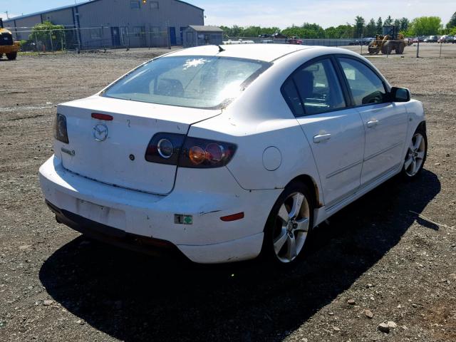 JM1BK323241126324 - 2004 MAZDA 3 S WHITE photo 4