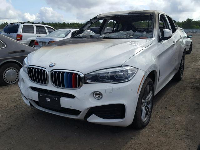 5UXKU6C54G0S82529 - 2016 BMW X6 XDRIVE5 WHITE photo 2