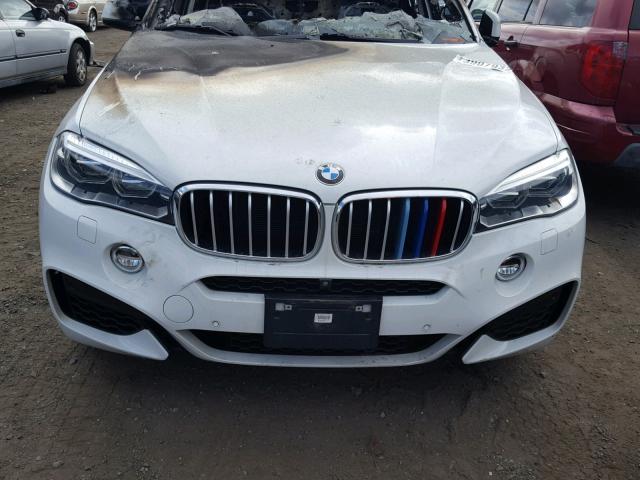 5UXKU6C54G0S82529 - 2016 BMW X6 XDRIVE5 WHITE photo 7