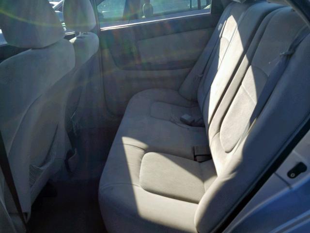 KNAFE121455169727 - 2005 KIA NEW SPECTR SILVER photo 6