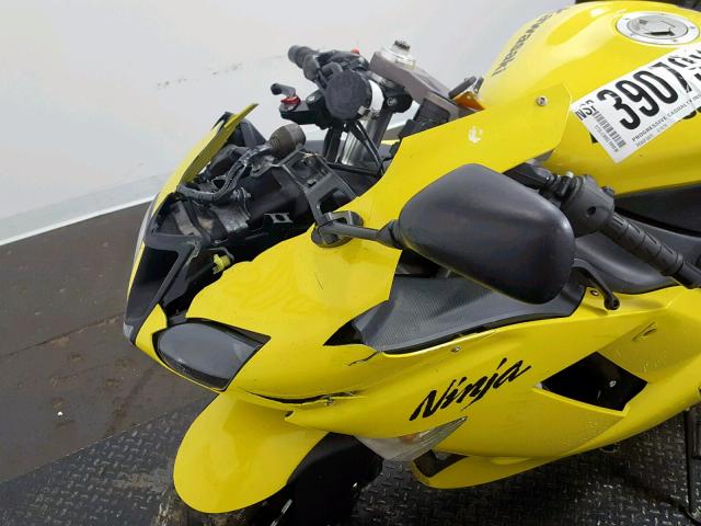 JKAZX4P128A045837 - 2008 KAWASAKI ZX600 P YELLOW photo 10