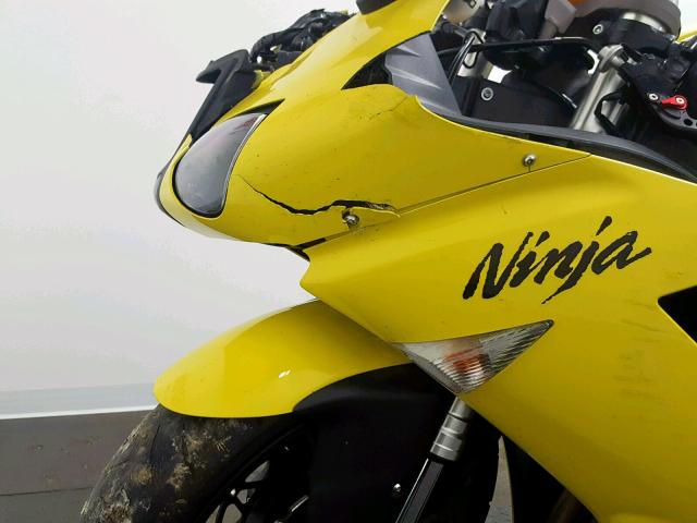 JKAZX4P128A045837 - 2008 KAWASAKI ZX600 P YELLOW photo 11