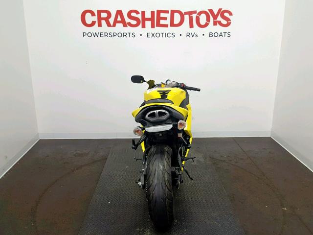 JKAZX4P128A045837 - 2008 KAWASAKI ZX600 P YELLOW photo 4