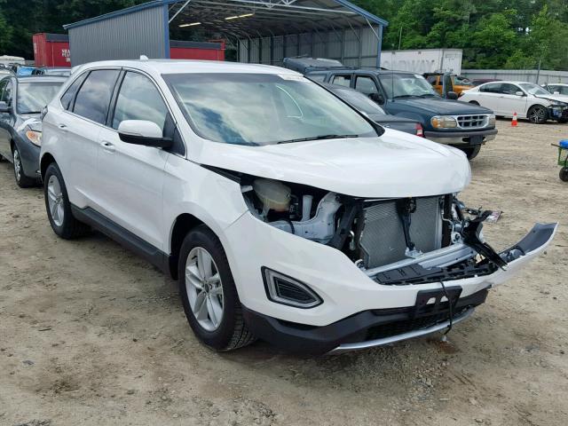 2FMPK3J91JBC53850 - 2018 FORD EDGE SEL WHITE photo 1