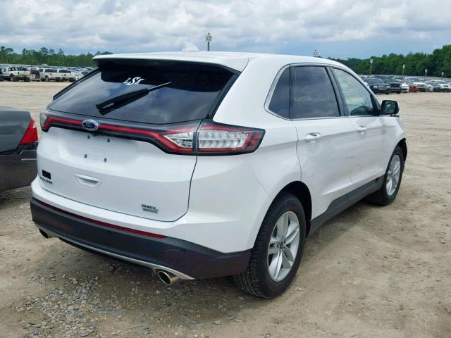 2FMPK3J91JBC53850 - 2018 FORD EDGE SEL WHITE photo 4