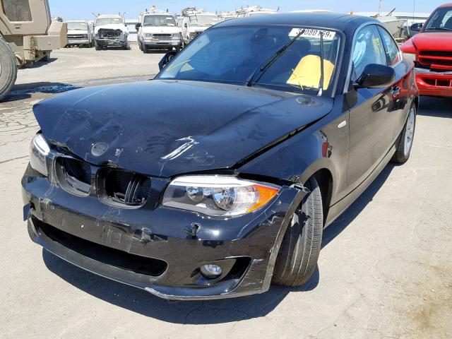 WBAUP9C56DVS95510 - 2013 BMW 128 I BLACK photo 2