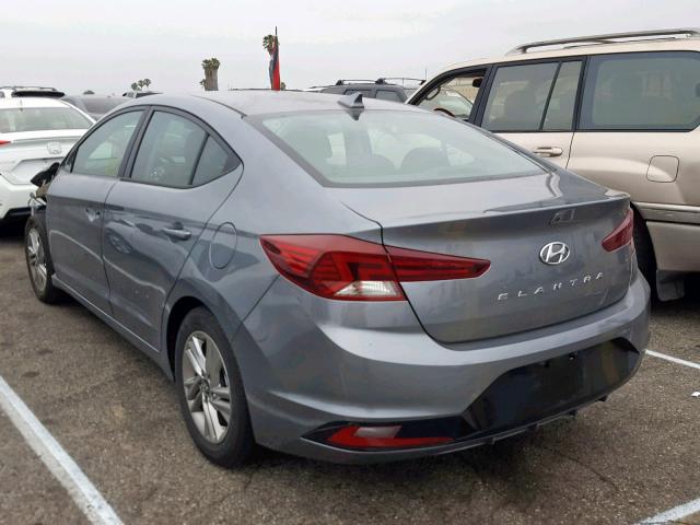 KMHD84LF5KU761535 - 2019 HYUNDAI ELANTRA SE CHARCOAL photo 3