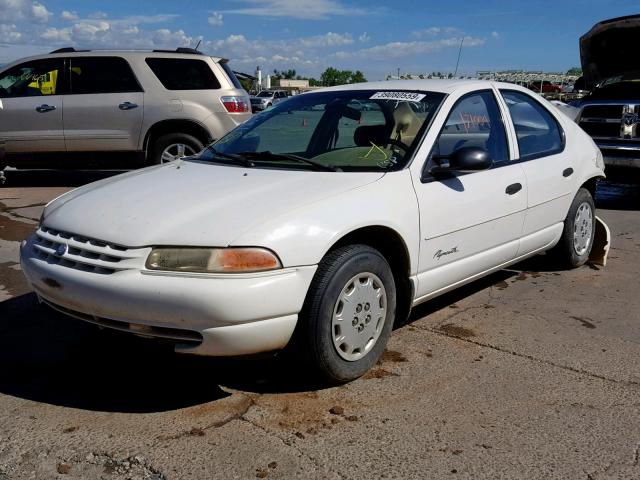 1P3EJ46C0XN629444 - 1999 PLYMOUTH BREEZE BAS WHITE photo 2