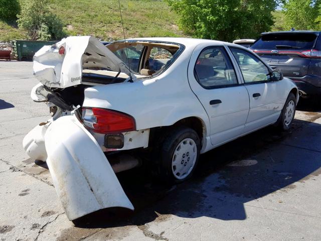 1P3EJ46C0XN629444 - 1999 PLYMOUTH BREEZE BAS WHITE photo 4