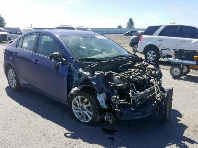 JM1BL1VP7D1783913 - 2013 MAZDA 3 I BLUE photo 1