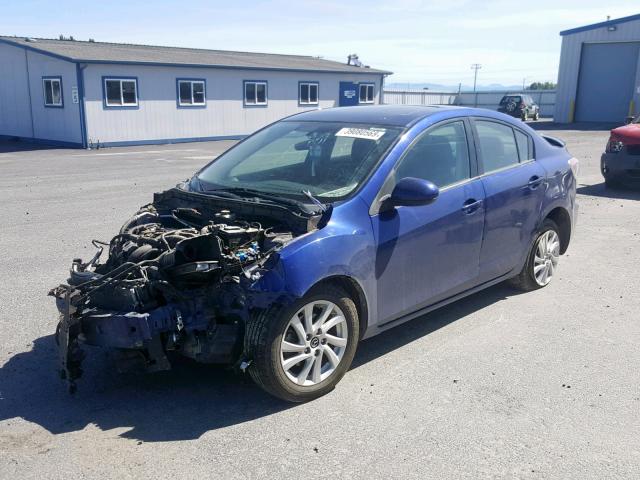 JM1BL1VP7D1783913 - 2013 MAZDA 3 I BLUE photo 2