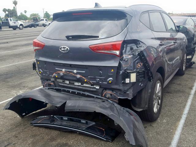 KM8J33A47JU820483 - 2018 HYUNDAI TUCSON SEL GRAY photo 4