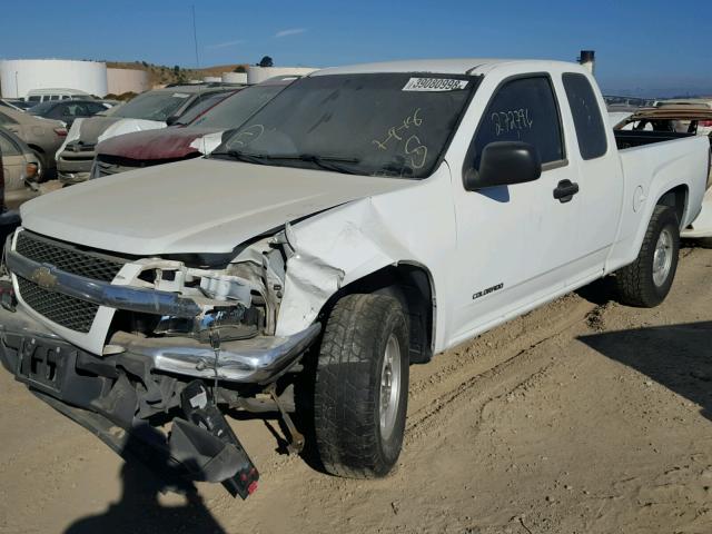 1GCCS196548202358 - 2004 CHEVROLET COLORADO WHITE photo 2